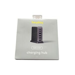 Z3N USB Charging Hub‎ - Heyday 6-Port Charging Hub Vertical 2C + 4A - Black NEW